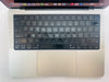 Apple 2021 MacBook Pro 14" M1 Pro (14-Core GPU) 16GB RAM 512GB SSD Very good