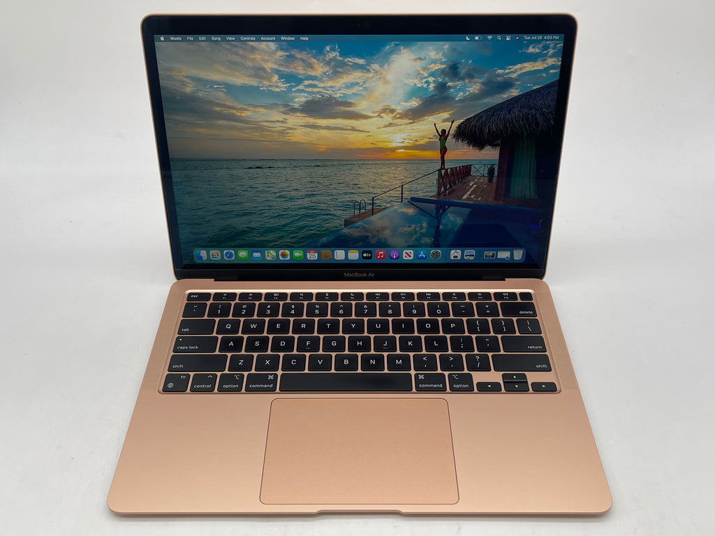 Apple 2020 13 in MacBook Air M1 8-Core CPU 7-Core GPU 8GB 256GB SSD Gold