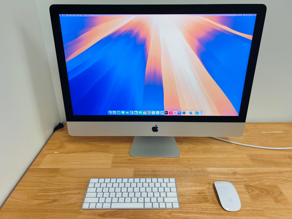 Apple 2020 iMac 27" 5K 3.6GHz i9 128GB RAM 2TB SSD RP5700XT 16GB - Very good