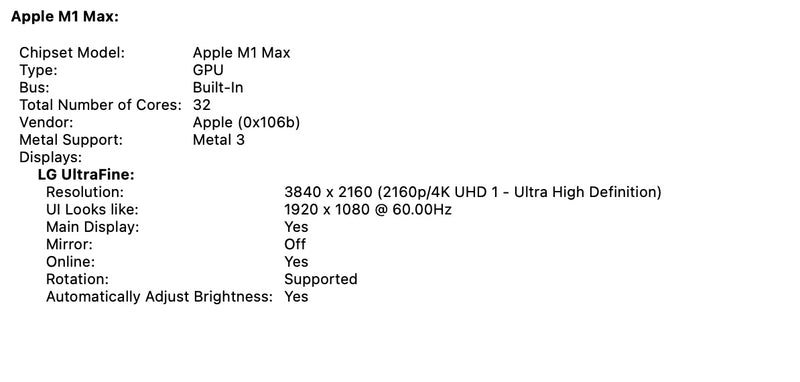 Apple 2022 Mac Studio M1 Max 3.2GHz (32-Core GPU) 64GB RAM 1TB SSD AC+ Excellent