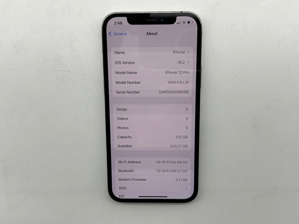 Apple iPhone 12 Pro 512GB "Graphite" GSM/CDMA Unlocked